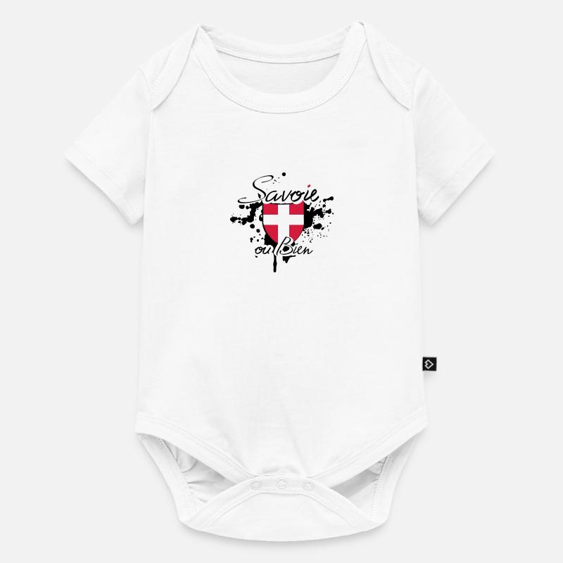 savoie destroy - Body à manches courtes Premium Bébé - blanc