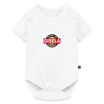 Born in Germany, Gisela, Born in Germany - Baby Premium short-sleeve bodysuit - white - Front