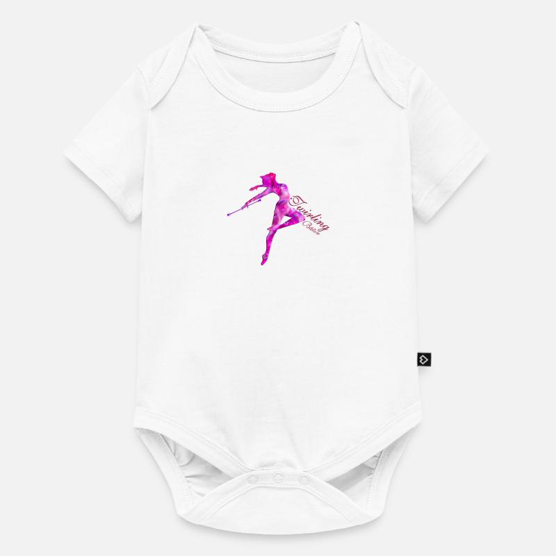 TWIRLING-BATON - Body à manches courtes Premium Bébé - blanc