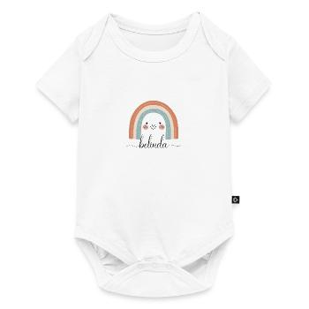 Belinda! Rainbow, customizable - Baby Premium short-sleeve bodysuit - white - Front