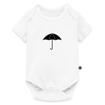 Umbrella grubby weather rain weather gift - Baby Premium short-sleeve bodysuit - white - Front