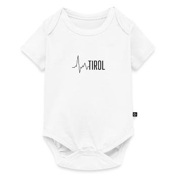 tyrol de battement de coeur - Body à manches courtes Premium Bébé - blanc - Devant