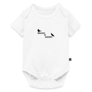 Hugin and Munin Celtic Knots - Baby Premium short-sleeve bodysuit - white - Front