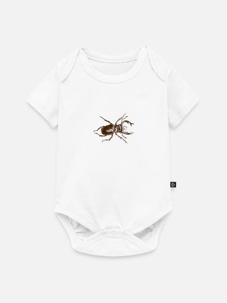 Hirschkäfer - Baby Premium Kurzarmbody - Weiß