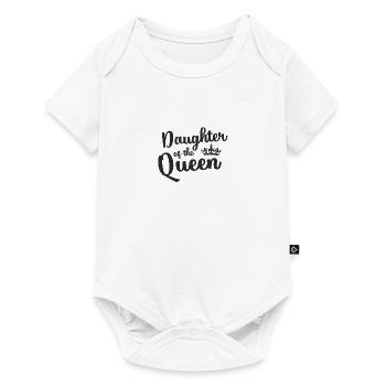 Daughter of the Queen - Body à manches courtes Premium Bébé - blanc - Devant