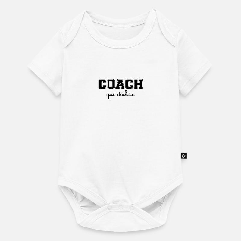 Coach Qui Déchire - Body à manches courtes Premium Bébé - blanc