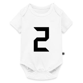 2 ANS. 2e ANNIVERSAIRE. ANNIVERSAIRE 2 ANS. 2 - Body à manches courtes Premium Bébé - blanc - Devant