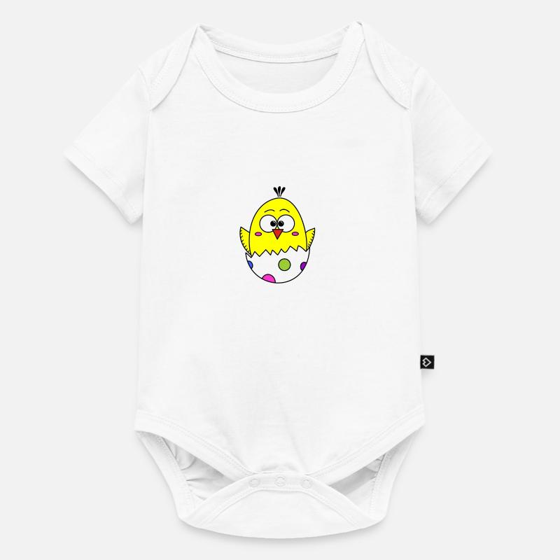 Poussin - Body à manches courtes Premium Bébé - blanc