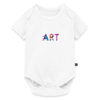 Art. 12 - Baby Premium Kurzarmbody - Weiß - Vorne