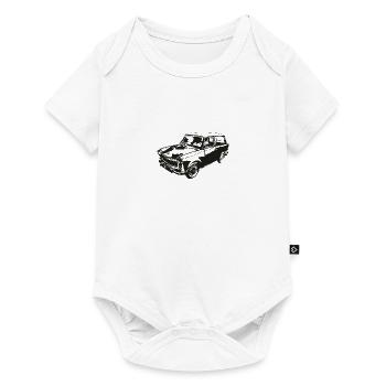  601 Kombi Trabi - Baby Premium Kurzarmbody - Weiß - Vorne