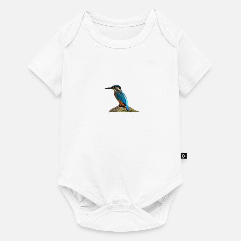 oiseau de martin-pêcheur - Body à manches courtes Premium Bébé - blanc