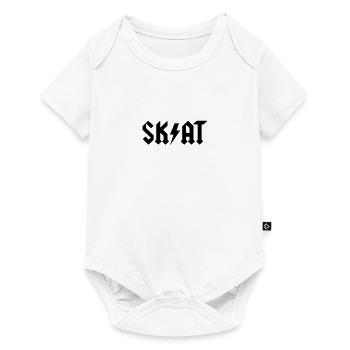 Skat - Baby Premium Kurzarmbody - Weiß - Vorne