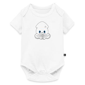 Maki le calmar - Body à manches courtes Premium Bébé - blanc - Devant