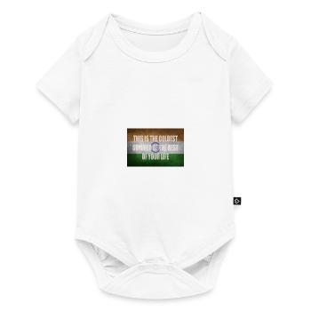 Climate Protection Sayings Gift Idea - Baby Premium short-sleeve bodysuit - white - Front