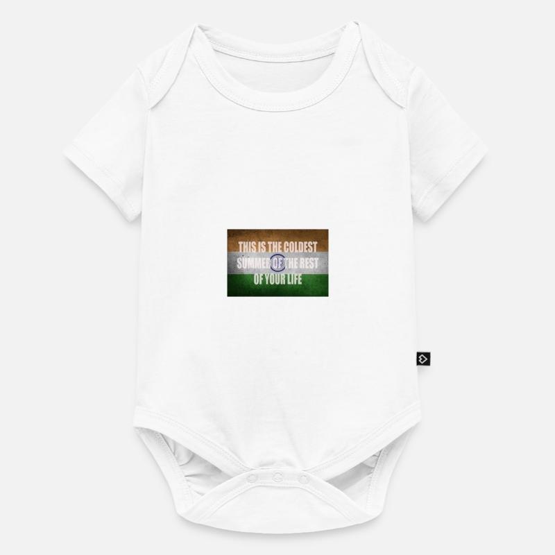 Klimaschutz Sprüche Geschenkidee - Baby Premium Kurzarmbody - Weiß