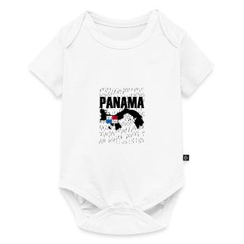 Panama Island Rain - Baby Premium short-sleeve bodysuit - white - Front