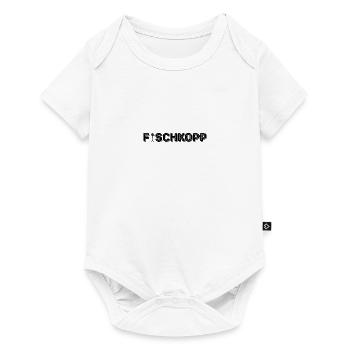 Fischkopp lustig Fischkopf - Baby Premium Kurzarmbody - Weiß - Vorne