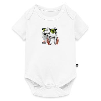 Camel I Love Music - Body à manches courtes Premium Bébé - blanc - Devant