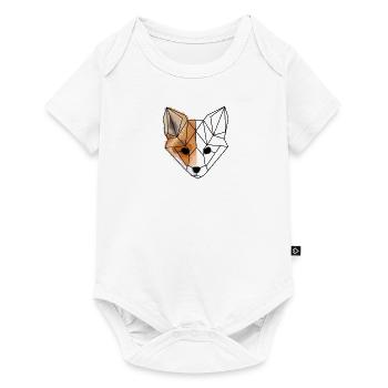 Renard pixel HRgeometrics - Body à manches courtes Premium Bébé - blanc - Devant