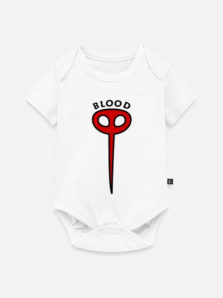 Moskito Blutsauger - Baby Premium Kurzarmbody - Weiß