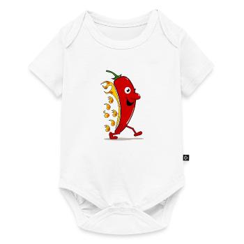 Red hot chili - Baby Premium Kurzarmbody - Weiß - Vorne