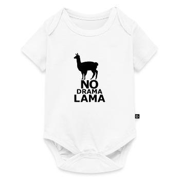 lama - Body à manches courtes Premium Bébé - blanc - Devant