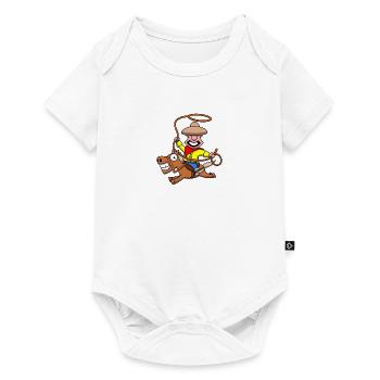 Cowboy - Baby Premium short-sleeve bodysuit - white - Front