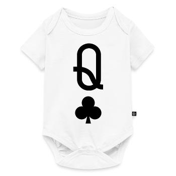 Lady cross - Baby Premium short-sleeve bodysuit - white - Front