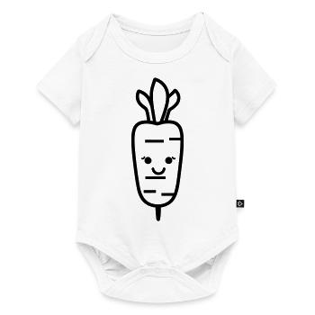 Carotte - Body à manches courtes Premium Bébé - blanc - Devant