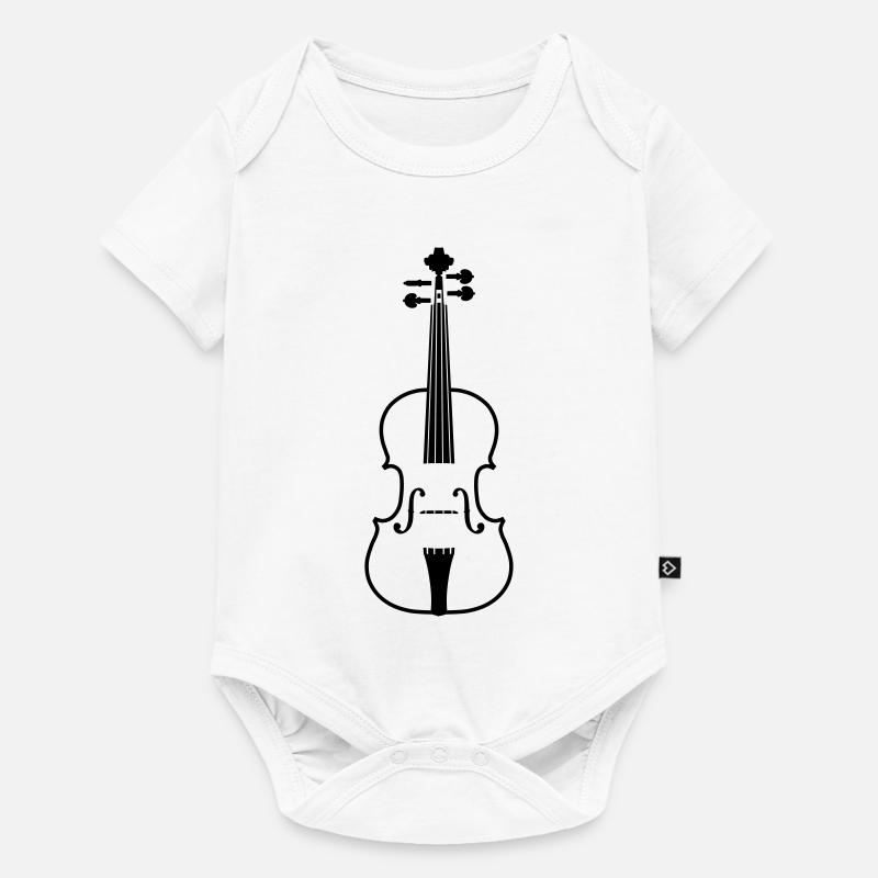 violon - Body à manches courtes Premium Bébé - blanc