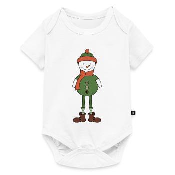 Cool Snowman - Baby Premium short-sleeve bodysuit - white - Front