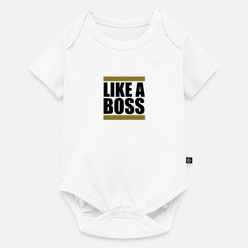 Like a Boss - Baby Premium Kurzarmbody - Weiß