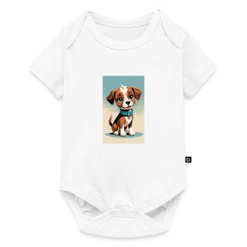 Dog Puppies | Dogs | Puppies | Dog fan - Baby Premium short-sleeve bodysuit - white - Front