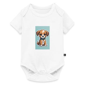 Dog Puppies | Dogs | Puppies | Dog fan - Baby Premium short-sleeve bodysuit - white - Front