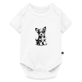 Dog Puppies | Dogs | Puppies | Dog fan - Baby Premium short-sleeve bodysuit - white - Front
