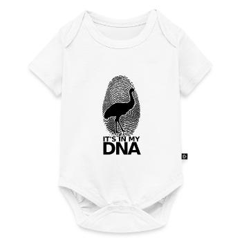 Ostrich Emu Retro Ratite Dromaius Australia - Baby Premium short-sleeve bodysuit - white - Front