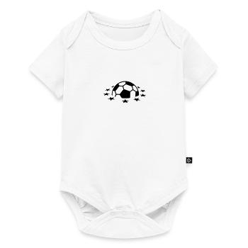Planète Football / planète de football (1c) - Body à manches courtes Premium Bébé - blanc - Devant