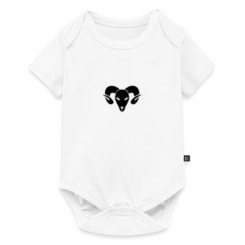 Widder / Ram - Baby Premium Kurzarmbody - Weiß - Vorne