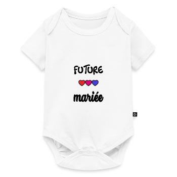 EVJF. MARIEE. TEAM. TEAM MARIEE. FUTURE MARIEE - Body à manches courtes Premium Bébé - blanc - Devant