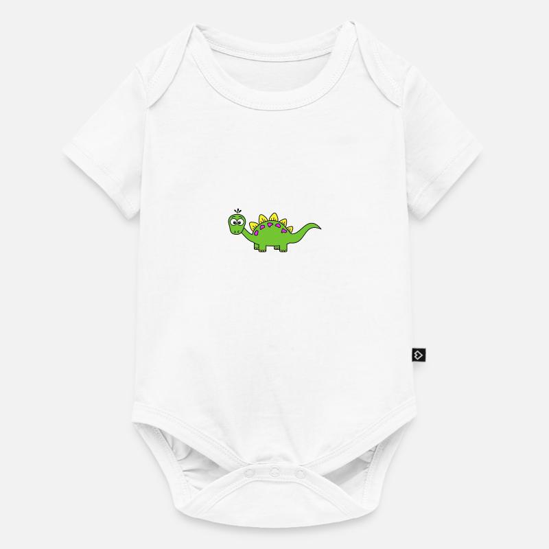 Dino Bébé - Body à manches courtes Premium Bébé - blanc
