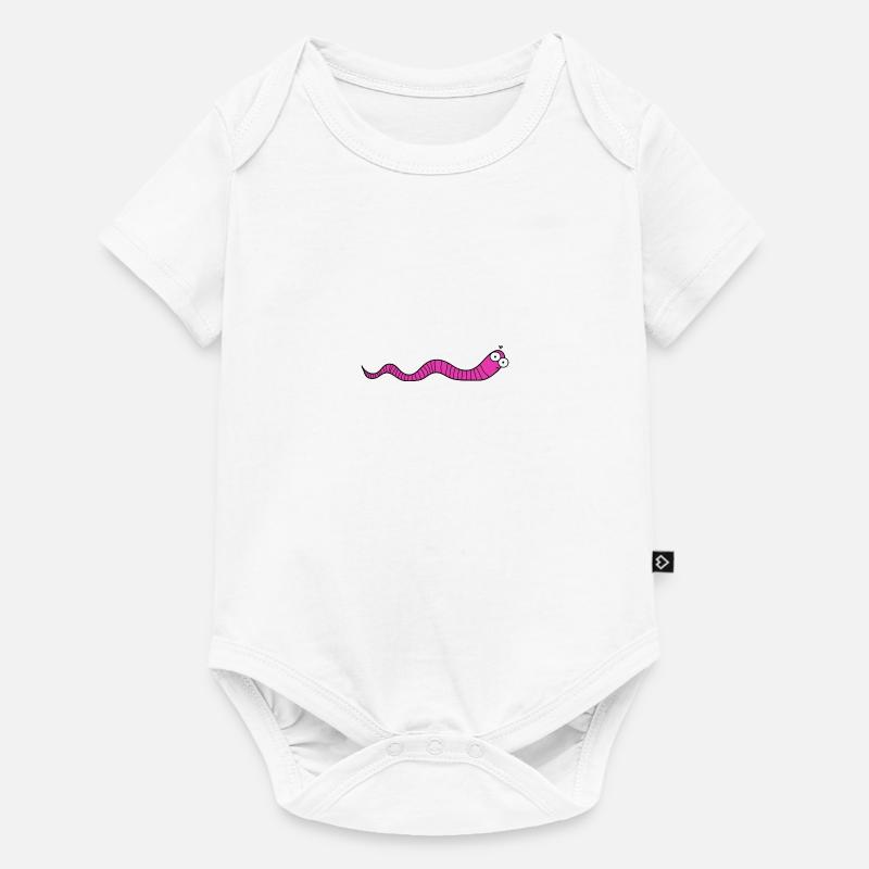 Ver de terre - Body à manches courtes Premium Bébé - blanc