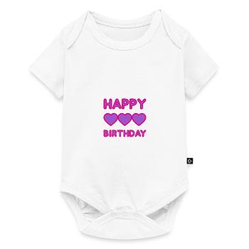HAPPY BIRTHDAY - Body à manches courtes Premium Bébé - blanc - Devant