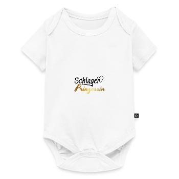 Schlager Prinzessin - Baby Premium Kurzarmbody - Weiß - Vorne