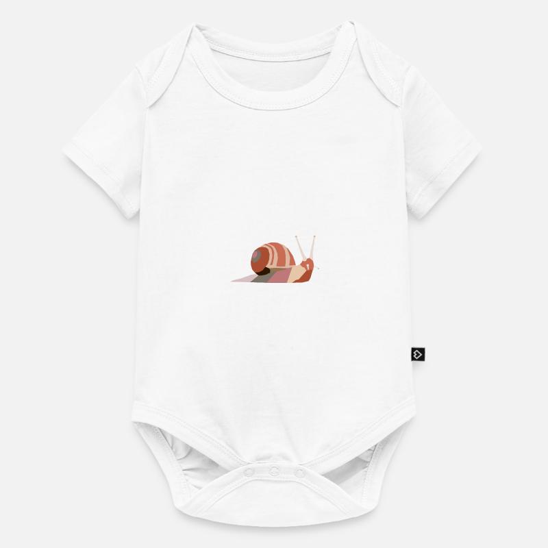 Escargot visqueux - Body à manches courtes Premium Bébé - blanc