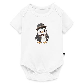 Pingouin - Body à manches courtes Premium Bébé - blanc - Devant
