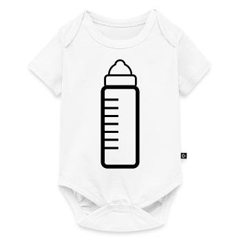 Baby bottle bottle bottle baby milk 1c - Baby Premium short-sleeve bodysuit - white - Front