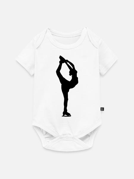 Figure skater - Baby Premium Kurzarmbody - Weiß