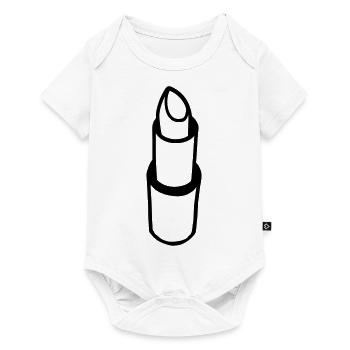 lipstick design - Baby Premium Kurzarmbody - Weiß - Vorne