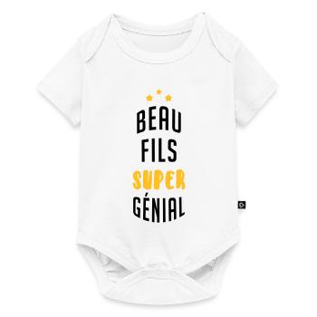 Beau Fils - Beau-Fils - Famille - Mariage - Tshirt - Baby Premium short-sleeve bodysuit - white - Front