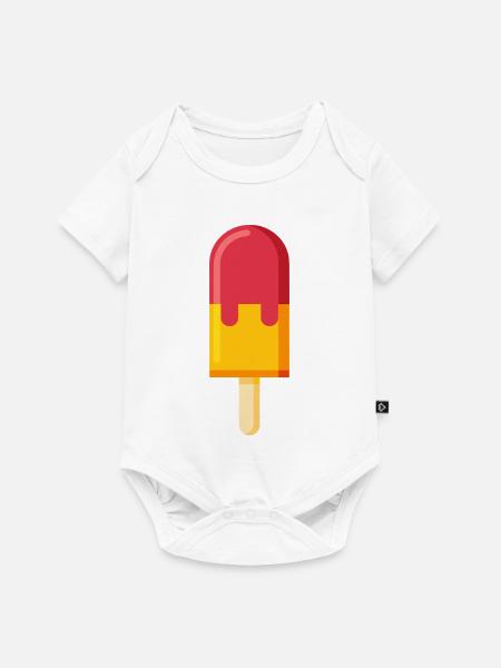 Eis am Stiel am Stiel - Baby Premium Kurzarmbody - Weiß